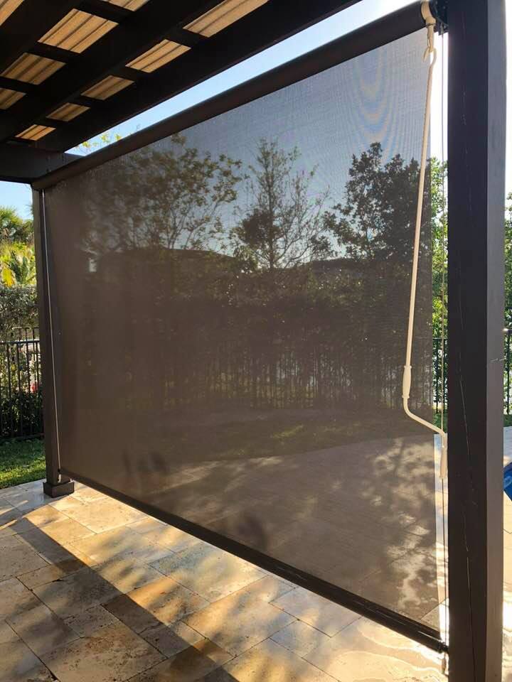 Manual Retractable Patio Shades - 3/8 & Co. Motorized Retractable Screens