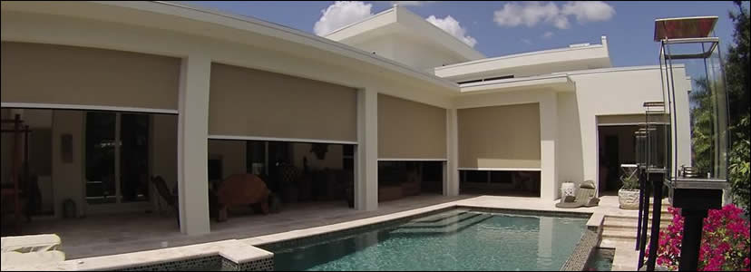 Motorized patio shades Sarasota FL