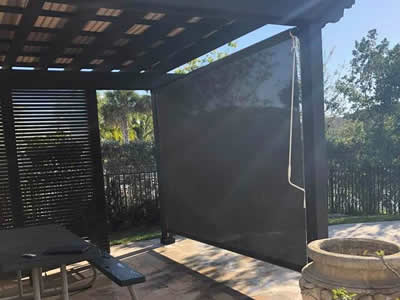 Manually Operated Patio Shades